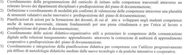 l efficacia e l efficienza delle attività didattiche svolte; - condividere e predisporre gli interventi compensativi; descrivere i livelli di apprendimento relativi alla valutazione di