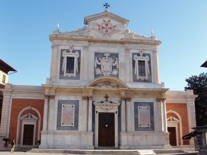 ), trasformato in Palazzo della Carovana da Giorgio Vasari, sede della Scuola Normale Superiore, e la chiesa di San Sebastiano dei Fabbri, sostituita dalla cinquecentesca chiesa dei Cavalieri di