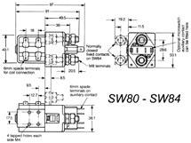 Kit contatti SW80 / SW80 contact kit Magnete