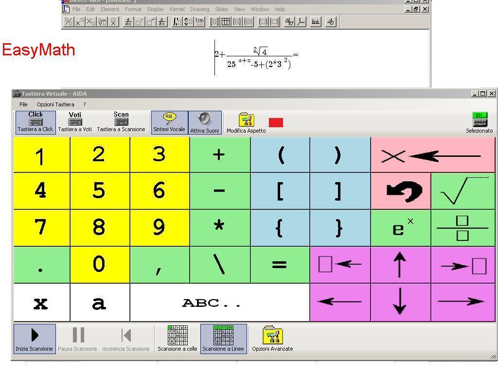 FABULA può essere utilizzato anche con 2 monitor collegati al computer, dove uno ha la funzione di tastiera/foglio di lavoro, mentre l altro monitor fornisce l output del proprio lavoro, come ad