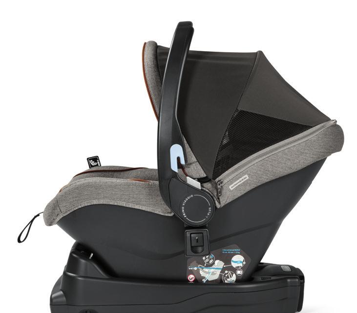 Viaggio i-size e Primo Viaggio SL are compatible with Peg Perego chassis and strollers thanks to our docking systems: Maximum protection and ease of use.