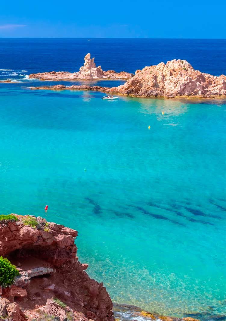 Minorca fa parte dell arcipelago delle Baleari ed è la seconda isola in ordine di grandezza dopo Maiorca. È lunga circa 48 km e larga 16 km.
