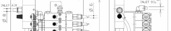 MINI GF EL SS L UNITA E FORNITA COMPLETA DI: THE UNIT IS SUPPLIED COMPLETE OF: POMPE DA 1 A 6 PUMPS FROM 1 TO 2 TUBO COASSIALE 5 M PER OGNI USCITA (6 MM 2.