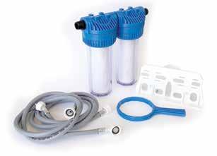 Kit completi di filtrazione ingresso acqua Complete water filtration kit Kit gruppo filtro