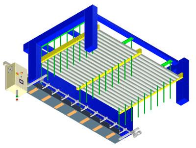 METTIFOGLIO STAMPANTI FLAT BED Il macchinari ffre la pssibilità di caricare da 1 a 5 fgli cntempraneamente. Il mettifgli può essere utilizzat cn le stampanti flatbed a gett d'inchistr di grande frmat.