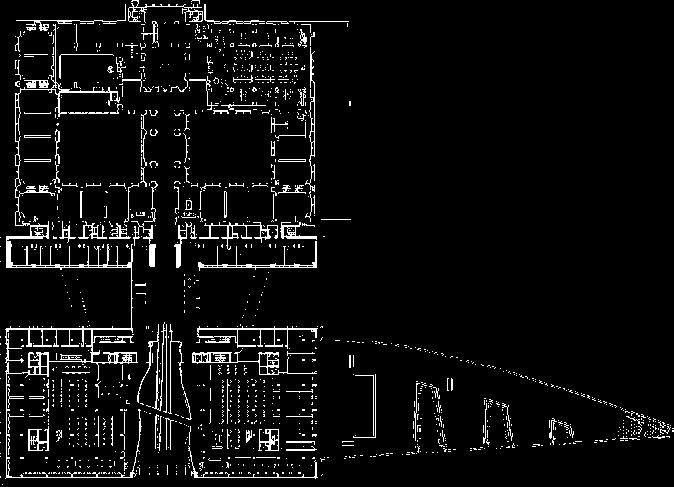 giardini della biblioteca; [11] Archivio Nazionale Danese; [12] Ministero; [13] Slotsholmengade; [14] Knippelbro; [15] Langebro figura 388 Veduta del