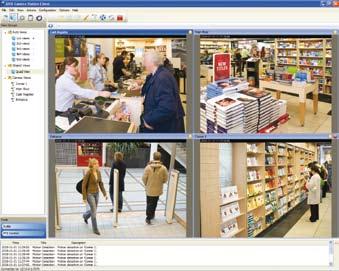 Software per la gestione di video / GESTIONE DI VIDEO 27 AXIS Camera Station User interface AXIS Camera Station viene eseguito come servizio Windows in background su un PC