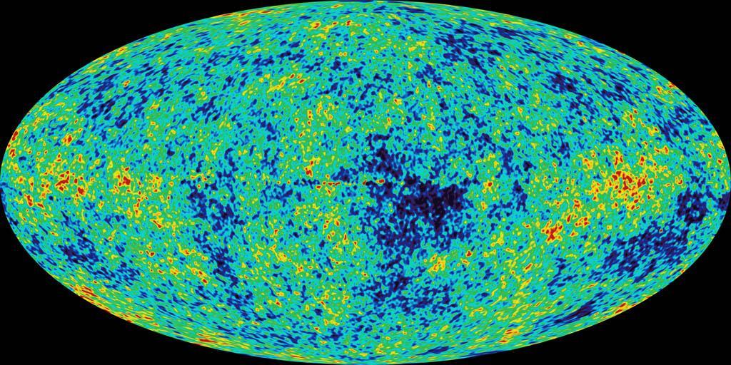 Le fluttuazioni quantistiche del campo che generano l inflazione producono delle perturbazioni nell universo omogeneo primordiale.