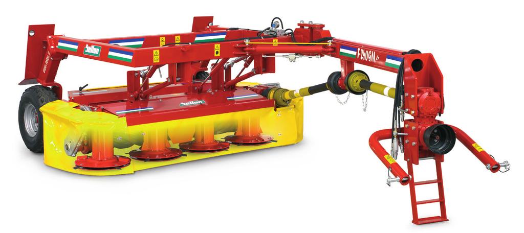 FALCIATRICE TRAINATE SERIE A TAMBURO: TUTTO IL CONTROLL O DEL SISTEMA IDRAULICO. PULLED TYPE MOWERS DRUM LINE: ALL THE CONTROL OF THE HYDRAULIC SYSTEM.