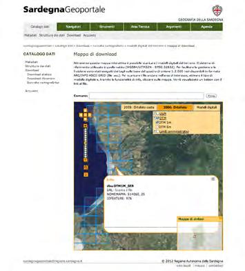 Mappa di download L applicazione consente il download di un file (zip, pdf, ecc,) con il supporto degli strumenti del SITR-IDT.