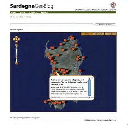 SardegnaGeoBlog Il Geoblog nasce da un iniziativa dell Amministrazione Regionale rivolta a promuovere i processi di pianificazione partecipata.