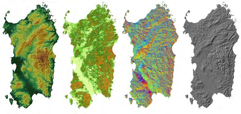 Modelli digitali del terreno e delle superfici Il modello digitale del terreno (DTM) è la rappresentazione altimetrica del terreno mediante una maglia quadrata di punti.