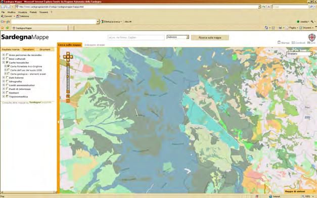 Carte Tematiche: Carta Forestale Arci-Grighine Cartografia vettoriale georeferenziata delle sottocategorie forestali del Distretto dell Arci Grighine, impostata secondo uno schema di classificazione