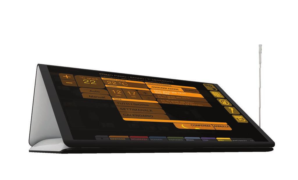 Lavagna Touch Con il touch screen hai a disposizione una comoda lavagnetta elettronica per lasciare messaggi con diversi colori e penne virtuali personalizzate per i tuoi appunti.