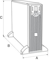 Dimensioni - Schemi di collegamento Soccorritori Exiway Power Exiway Power Control Dimensioni (mm) A A C B C B Monofase