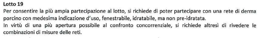 12 di 21 Quesito n. 28 Accolta. Il capitolato viene modificato. Quesito n. 29 1) Accolta.