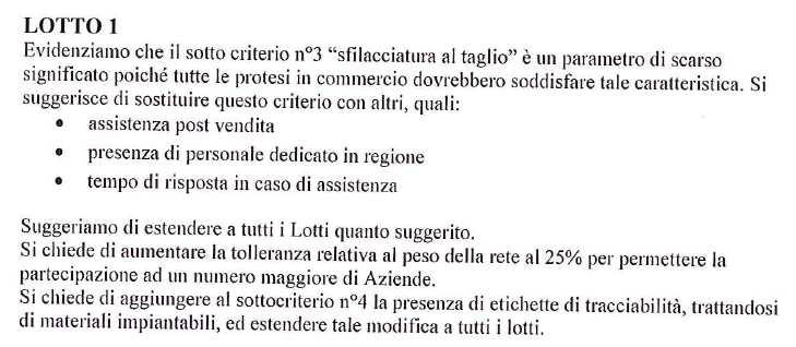 7 di 21 Quesito n. 16 Non accolta.