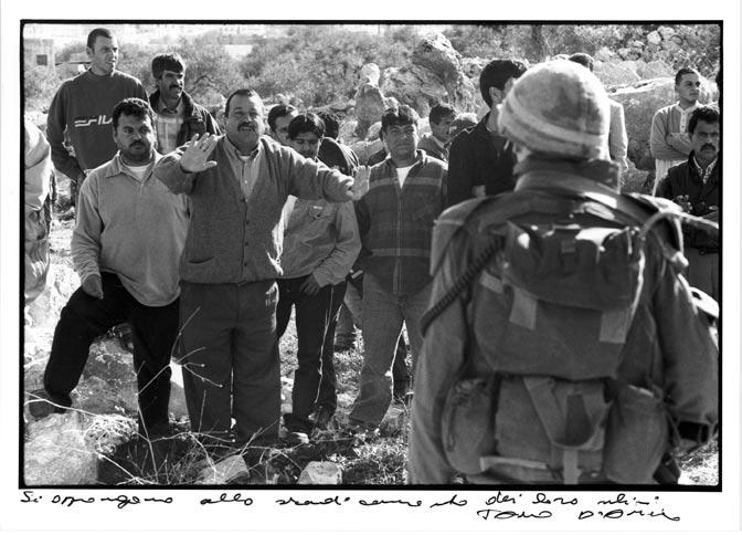 1988-00-00-PA-31 Si oppongono allo sradicamento dei loro ulivi [Palestina, 1988].