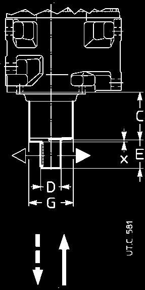 normalizzato IEC nella designazione motoriduttore di catalogo (ved. cap. 3, 8). Per le altre dimensioni motoriduttore ved. cap. 10.