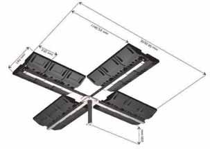 CLASSE E DISPOSITIVI PROVVISORI COD. NIM200 DESCRIZIONE ANCORAGGIO MOBILE IM 200 CON CONTRAPPESI DA 25,50 Kg CONF.