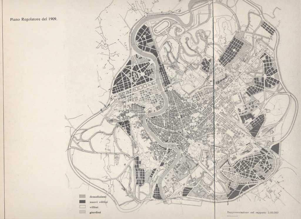 Different consolidation Prati neighborough: compressible lithotypes and recent urbanization (XX century) 1907 AD 3rd Level