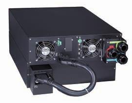 Reti e server UPS monofase Eaton 9SX UPS 5/6/8/ kva Eaton 9SX kva Connettori Off/On remoto e spegnimento remoto Alloggiamento per rete-ms, ModBus-MS o schede relè -MS Modulo batteria esterna (EBM)