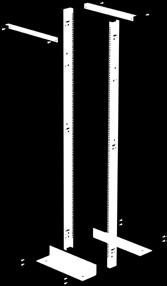 Rack IT e unità di distribuzione dell alimentazione Rack con 2 montanti per Serie RE Rack con 2 montanti Serie RE - Telaio Fornita in kit SPECIFICHE TECNICHE Codice per ordinazione Fisiche Altezza