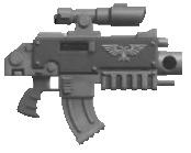 Servo-braccio (Servo arm): Il Servo-braccio è un particolare strumento utilizzato dai Techmarines per effettuare riparazioni sul campo, tuttavia è anche un eccellente arma da attacco ravvicinato.