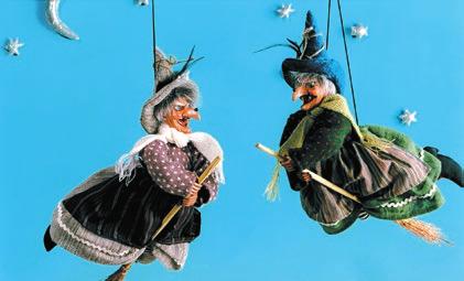 Befana in volo 20 cm