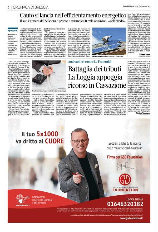 Pagina 4 Corriere della Sera (ed.