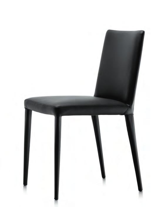 H 83 48 sedia side chair 0 W 45 D 55 7,9 Kg 0,34 m 3-19,0 Kg - 47x69x104 cm PELLAME / LEATHER I pellami da noi selezionati soddisfano i più alti standard di qualità e vengono acquistati solo da