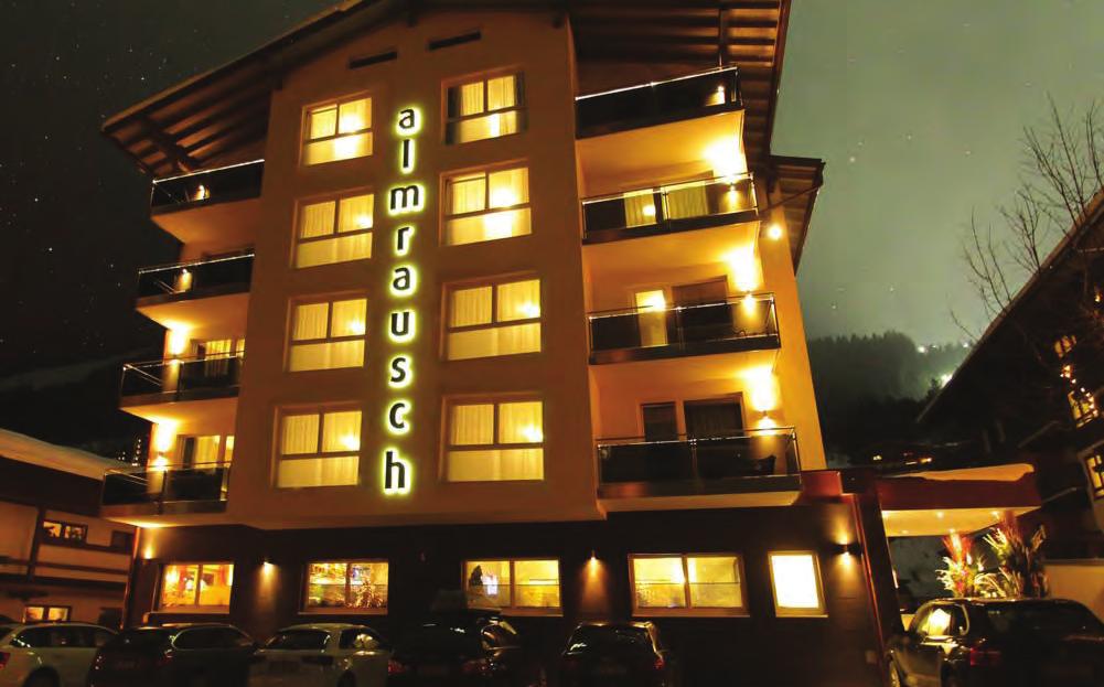 Austrija Saalbach Hotel Almrausch 4* Hinterglemm 50 m Hotel Almrausch nalazi se u mjestu Hinterglemm, a nudi saune,