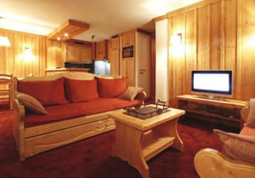 Residencija nudi apartmane za ugodan boravak i razne spa sadržaje sa saunom i parnom kupelji.