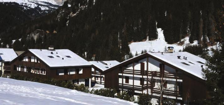 Italija Val di Fassa Residence Casa Canazei 3* Canazei Kompleks od 4 vile smješten u mjestu Alba, udaljeno 800m