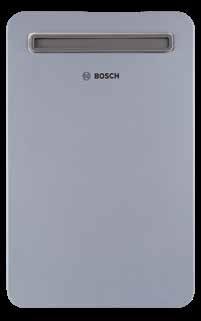 Therm 5600 O osch Water pp Disponibilie su: on accessorio + F Scaldabagno a gas istantaneo Low NOx a camera stagna e tiraggio forzato da esterno. Disponibile nelle portate 12, 15 e 17 l/min.