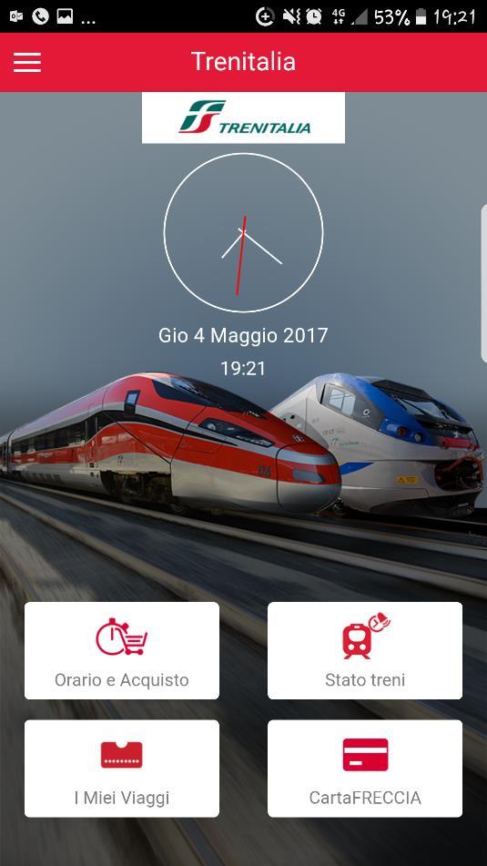 treno, fare clic su icona