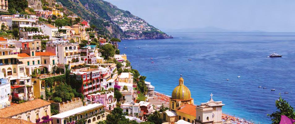 Fakultatívne možnosť plavby okolo ostrova, prehliadka mestečka Capri, Augustových záhrad, výstup na horu Monte Solaro s krásnym výhľadom na celú panorámu zálivu.