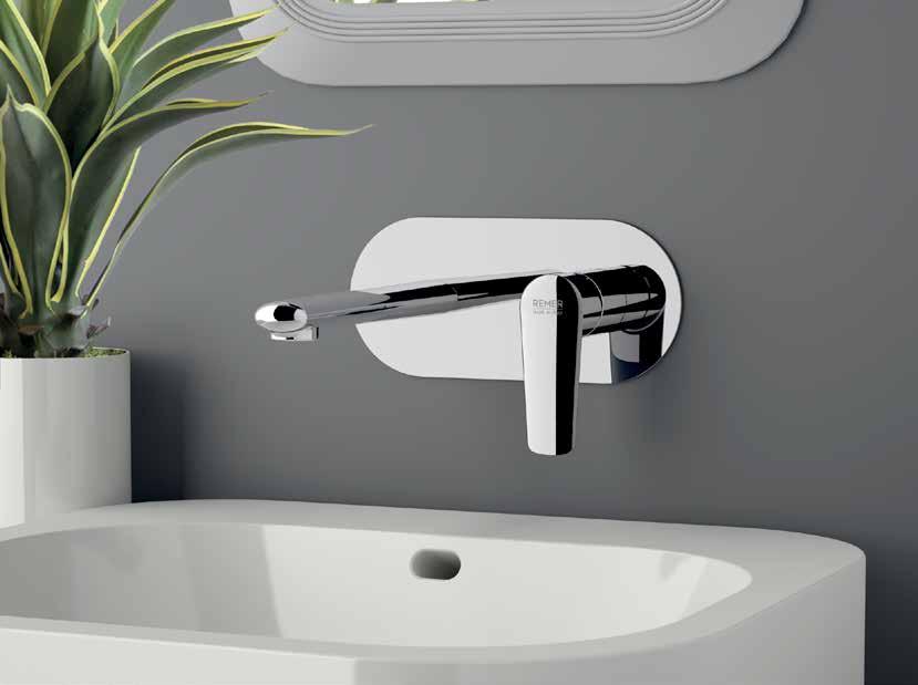 REMER RUBINETTERIE Bocche ed Incassi Doccia Spout and Built-in Mixers 91 V Bocca incasso. Built-in spout. V 30 Miscelatore doccia incasso. Built-in shower mixer.