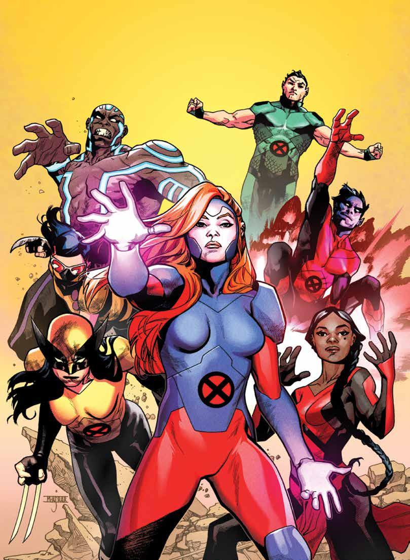 X-MEN BLU 12 Comincia una nuova vita per questa testata, con l atteso e inquietante esordio degli X-Men Rosso, la nuova X-squadra capitanata da Jean Grey!