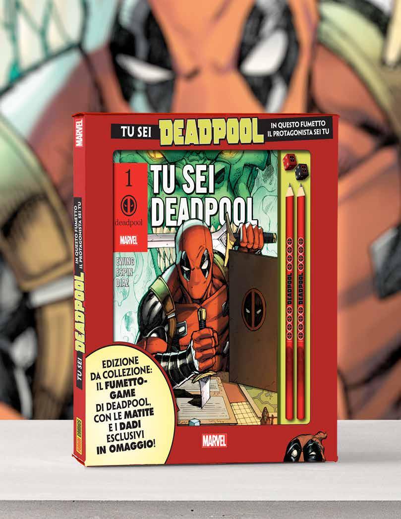 TU SEI DEADPOOL: IL FUMETTOGAME! Autori: Al Ewing, Salva Espin Novembre 17x26, B., 112 pp., col.