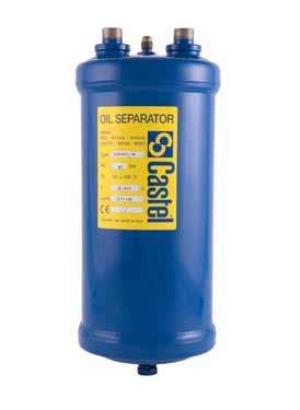 CAPITOLO 1 SEPARATORI D OLIO Per impianti frigoriferi che utilizzano refrigeranti HCFC, HFC, HFO L impiego del separatore d olio si traduce quindi in: maggiore durata del compressore migliore resa