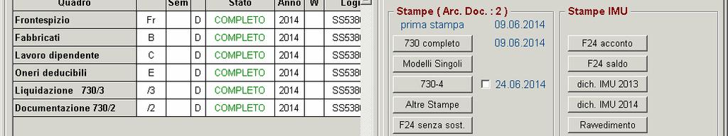 aver effettuato entrambe le operazioni verificare che non sia più presente la data del