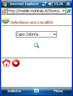 Selezionando un PoI viene data una breve