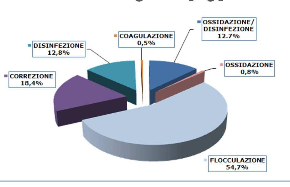 06. Costi della Potabilizzatore: forniture reagenti 2017 ACQUA PRODOTTA [m 3 ] FORNITURA REAGENTI [Kg] FORNITURA REAGENTI [ ]