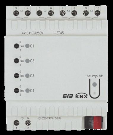 KNX Alcuni attuatori KNX dispongono tra le altre funzioni della possibilità di contare le ore di esercizio.