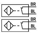 BL = blu; BR = marrone Caduta di tensione Corrente a vuoto Protezione Elettromeccanici 250 V - 5 A 3 x 10 7 - - - - - IP65 Induttivi - - 5 36 V - 4