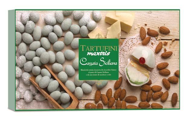 Cartone Tartufini Babà con Panna al Cioccolato bianco - 02247022155 022470236323 Cartone