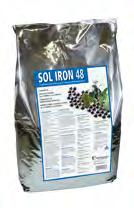 Sol Iron 48 Chelato di Ferro Fe-EDDHA 4,8 % orto-orto nutrizione Coltura DOSAGGIO DOSAGGIO Frutticole: (melo, pero, pesco, nettarine, ecc) Vite da vino e da tavola Agrumi Olivo Actinidia Fragola e