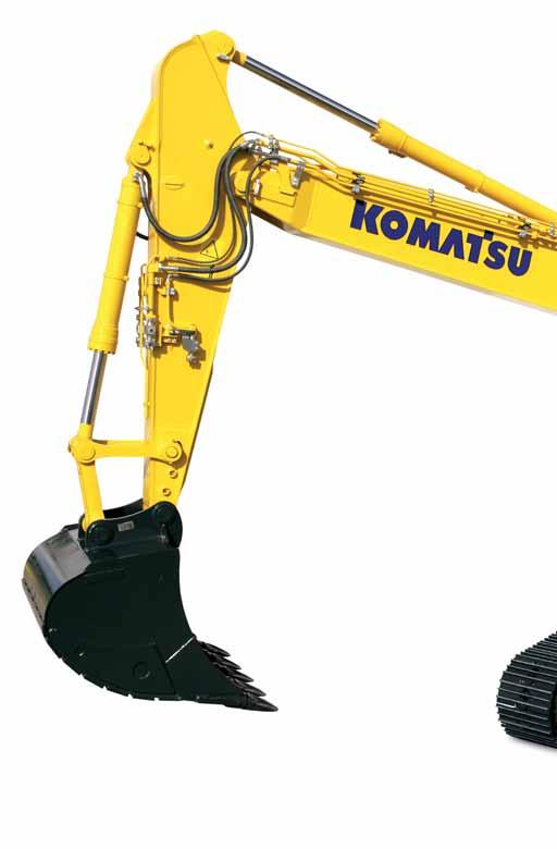 Un rapido sguardo Costruita intorno alla piattaforma motore EU Stage IIIB/EPA Tier 4 interim, l ultima generazione di escavatori Komatsu continua una lunga tradizione fatta di qualità senza