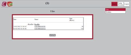 Web application software QNA500 adotta una interfaccia di configurazione web-server utilizzabile su qualsiasi browser Internet